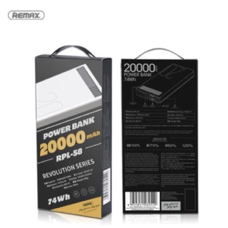 Sạc Dự Phòng Remax RPL 58 - 20000 mAh chính hãng