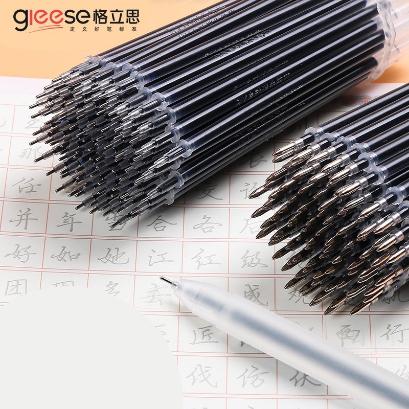 Set 20 Ngòi Bút 13cm Bút gel RESUN 0,5mm Cao Cấp  viết trơn nhiều màu phụ kiện văn phòng phẩm