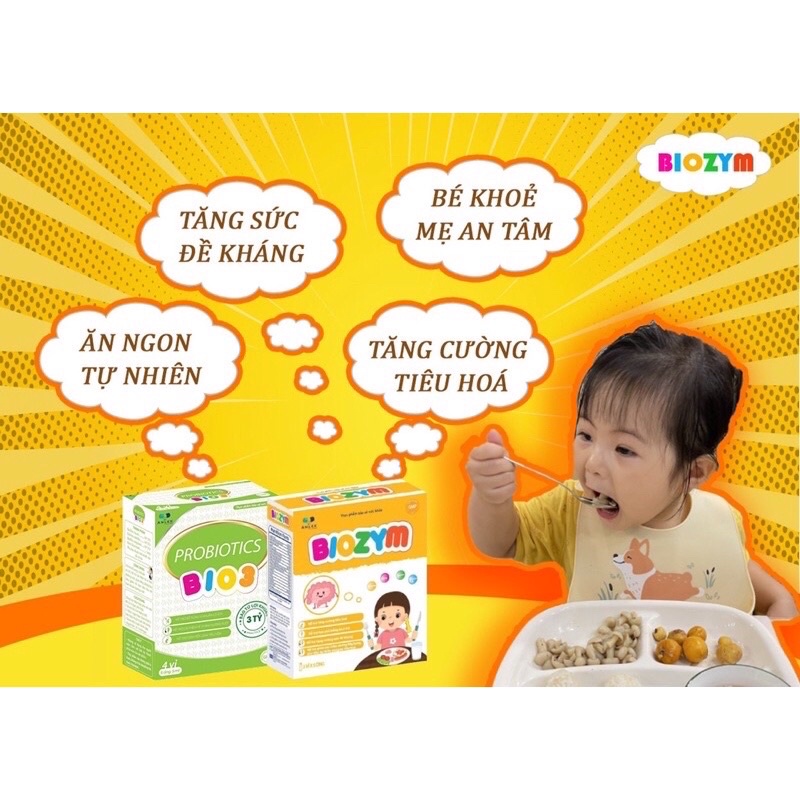 BIOZYM - Giúp bé ăn ngon, ngủ ngon, tăng cân, tăng đề kháng