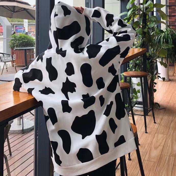 Áo Hoodie Bò Sữa Unisex nam nữ chất cotton xịn hót trend