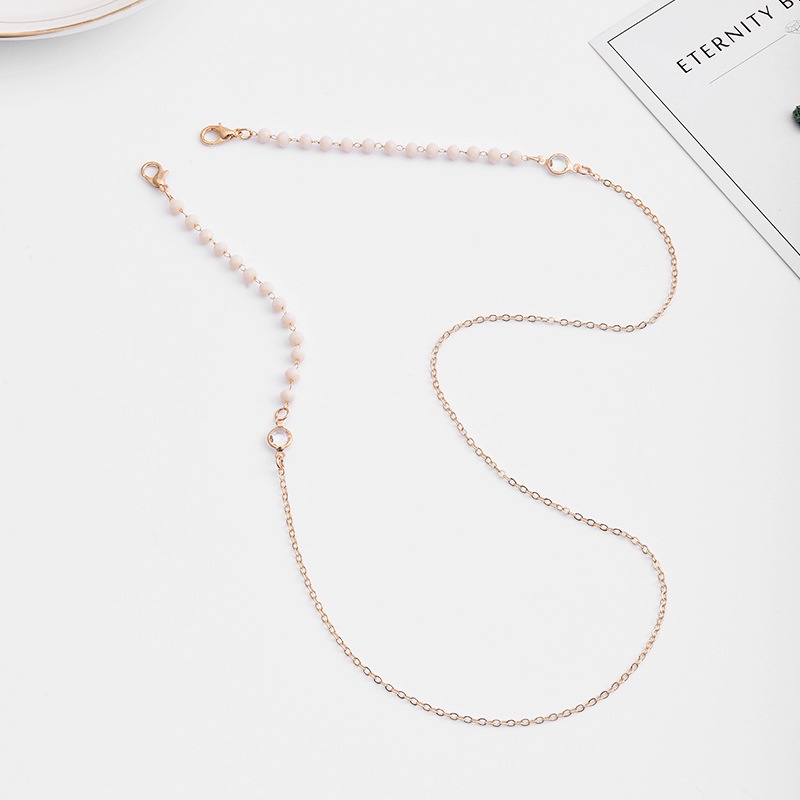 Dây Đeo Mắt Kính Đính Ngọc Trai Chống Thất Lạc Tiện Dụng