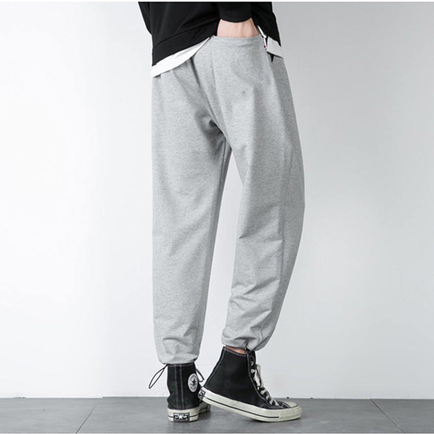 Quần Culottes Ống Rộng Có Dây Rút Mặc Thành Jogger Thể Thao Lưng Thun Co Giãn JOGGER NAM 9000064C8