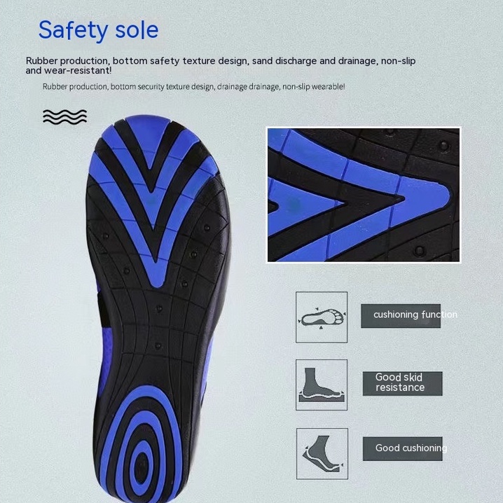 Giày Lặn Biển Đế Mềm Chống Trượt Nhanh Khô Dành Cho Nam Và Nữ