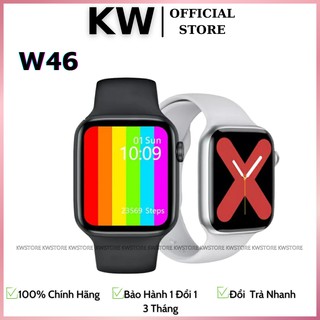 Đồng Hồ Thông Minh W46 Seri 6 Smart Watch Thay Hình Nền Cá Nhân - Pin 5 Ngày
