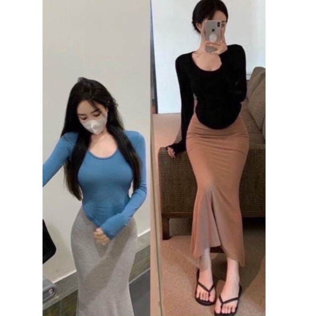 SET ÁO VÁY RỜI ĐUÔI CÁ HOT , chất vải mịn mát nhiều màu 💕💕💕Ly capnhatxuhuong
