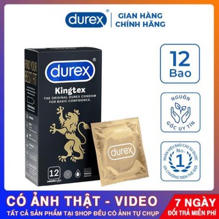 Freeship Bao cao su Durex Kingtex 12 bao 001