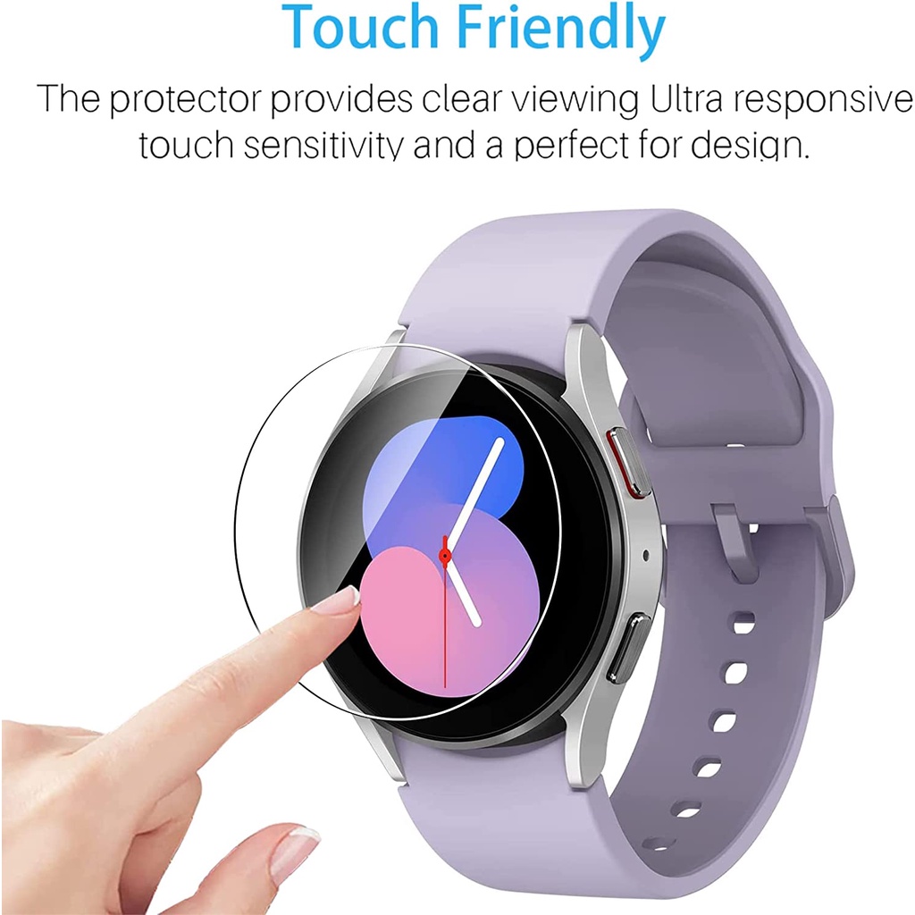 Set 3 Miếng Dán Màn Hình Chống Trầy Bằng TPU Hydrogel Cho Đồng Hồ Thông Minh Samsung Galaxy Watch 5 40mm 44mm