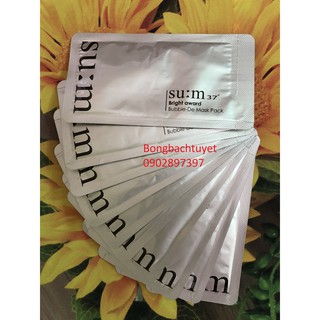 Mặt nạ thải độc trắng da bong bóng Sum 37