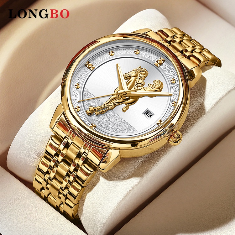 Đồng Hồ Nam Dây Thép Không Gỉ Chống Nước Thời Trang