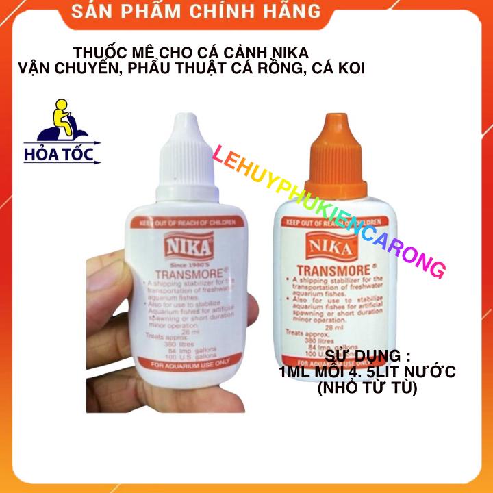 NIKA Dung Dịch Vận Chuyển Và Phẩu Thuật Cá Rồng, Cá Koi