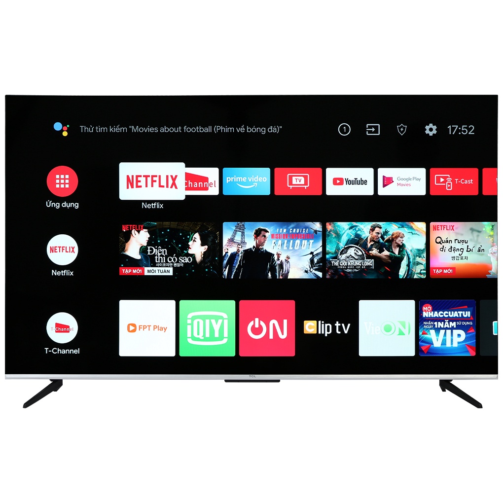 [Mã ELHAMS5 giảm 6% đơn 300K] [TCL 55P737] Google Tivi TCL 4K 55 inch 55P737