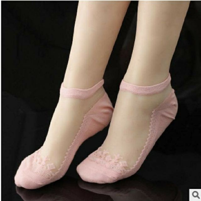 {Sỉ = lẻ} 10 đôi tất công chúa cổ ngắn