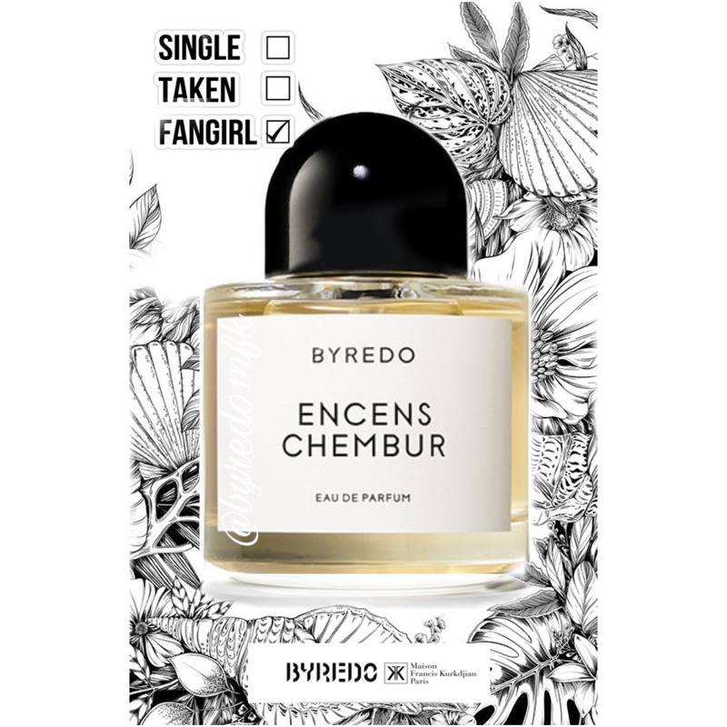Mẫu thử nước hoa BYREDO ENCENS CHEMBUR Tester 5ml/10ml/20ml | BigBuy360 - bigbuy360.vn