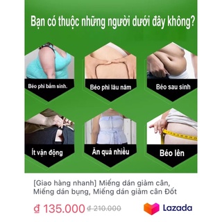 Miếng Dán Tan Mỡ Slim Patch Thái Lan Chính hãng