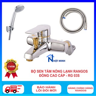Bộ vòi sen, bộ sen tắm, bộ vòi hoa sen rangos rg-03s