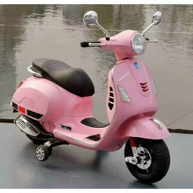 [SP CAO CẤP] Xe máy vespa cho bé_ Xe máy điện trẻ em sử dụng chân ga đa chức năng 🛵