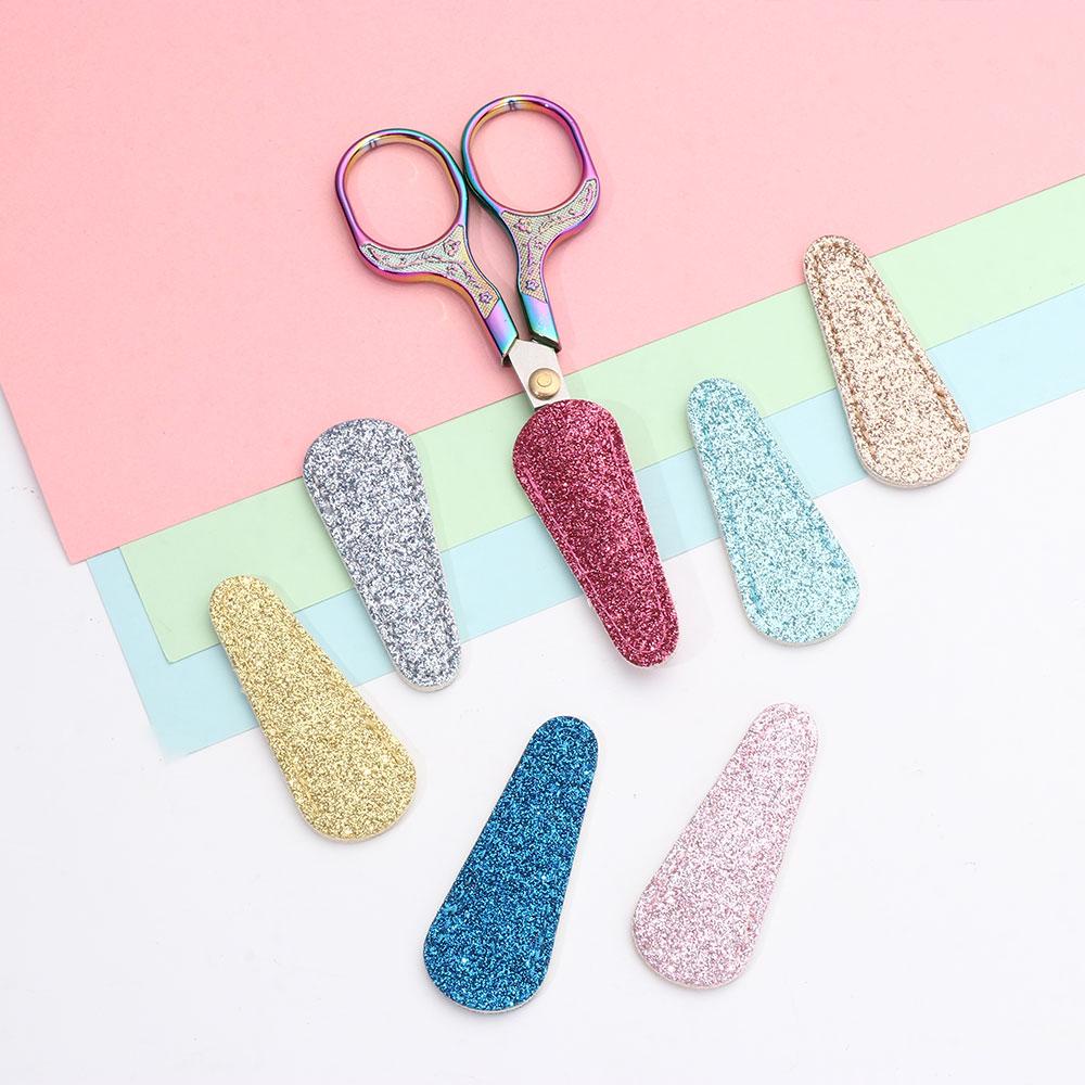 Vỏ Da PU Đựng Kéo Thêu Họa Tiết Độc Đáo Trang Trí Nhà Cửa &amp; Phòng Khách