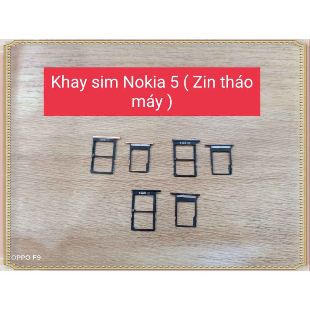 Khay sim Nokia 5 ( Zin tháo Máy)