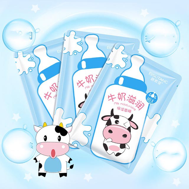 MẶT NẠ SỮA BÒ TƯƠI MILK MOISTURIZING MASK BISUTANG