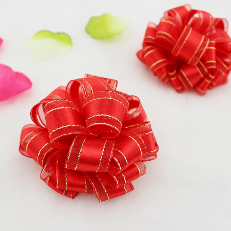 Cuộn Dây Ruy Băng Màu Vàng 10 Yards Phụ Kiện Dùng Trang Trí Thủ Công Cho Tiệc Cưới/ Lễ Hội