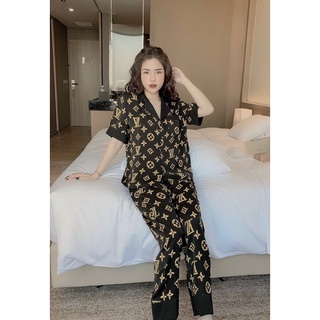 Bộ lụa mango cánh dơi pijama mặc nhà cao cấp
