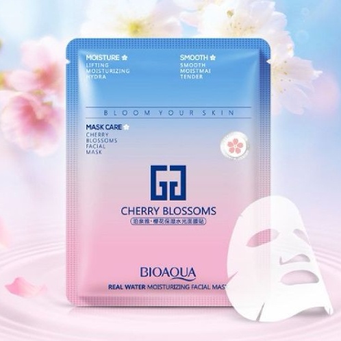 Combo 10 mặt nạ Bioaqua Cherry Blossoms dưỡng trắng da