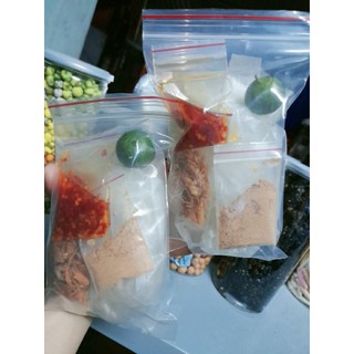 bánh tráng phơi sương ( sate, muối nhuyễn, hành phi, tắc)