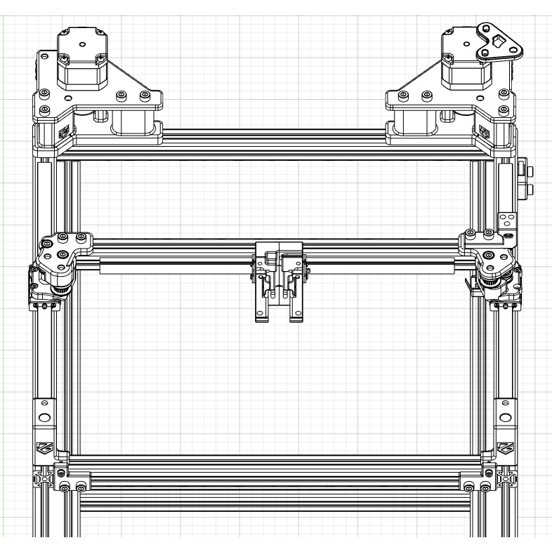 Bộ part nhựa dựng máy in Zero G