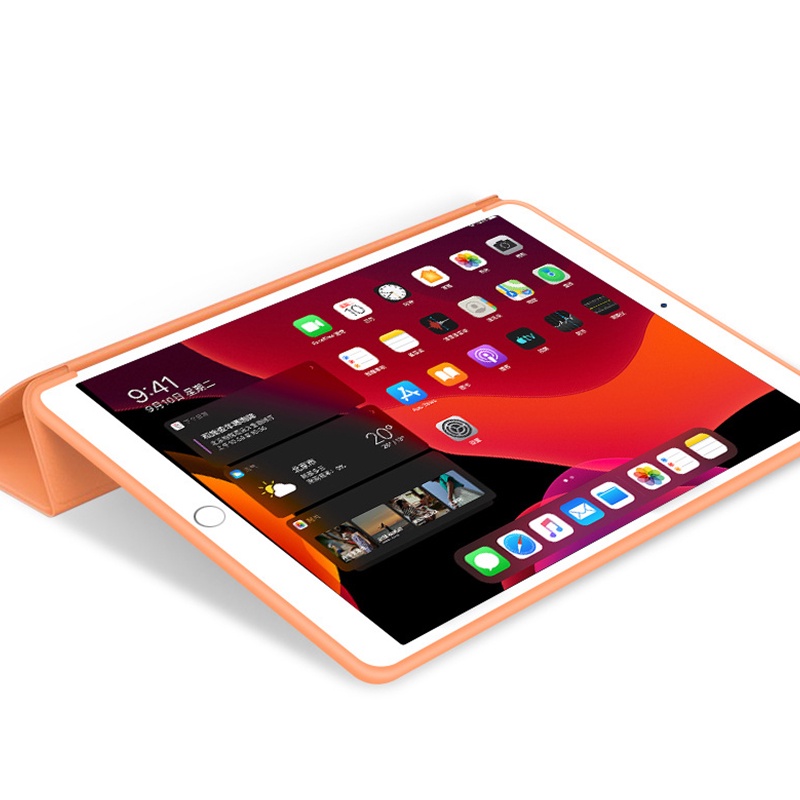 Bao da ipad mini 1 , 2 , 3 , 4 , 5 nắp gập tpu , tích hợp chân chống nhiều góc độ, bảo vệ ipad