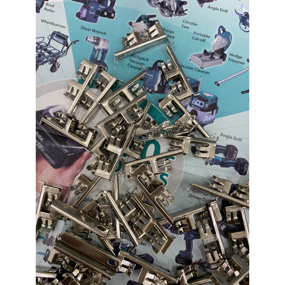 Bộ 3 chân tiếp xúc mạch pin Makita, dùng cho anh em thợ DIY. BN.