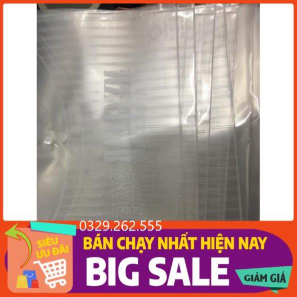 (FreeShip) Túi clear bag túi cúc bấm màu trắng đẹp