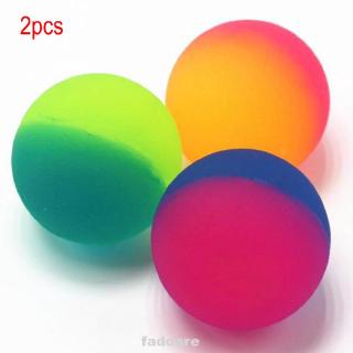 Birthday Gashapon Machine Double Color Rubber Flashing Toy Kids Luminous Gift 32cm Bouncy Ball