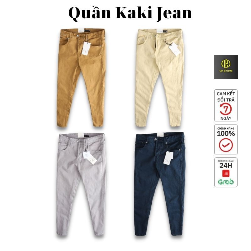 Quần Kaki Jean ZR cao cấp form skinny  XUẤT DƯ XỊN