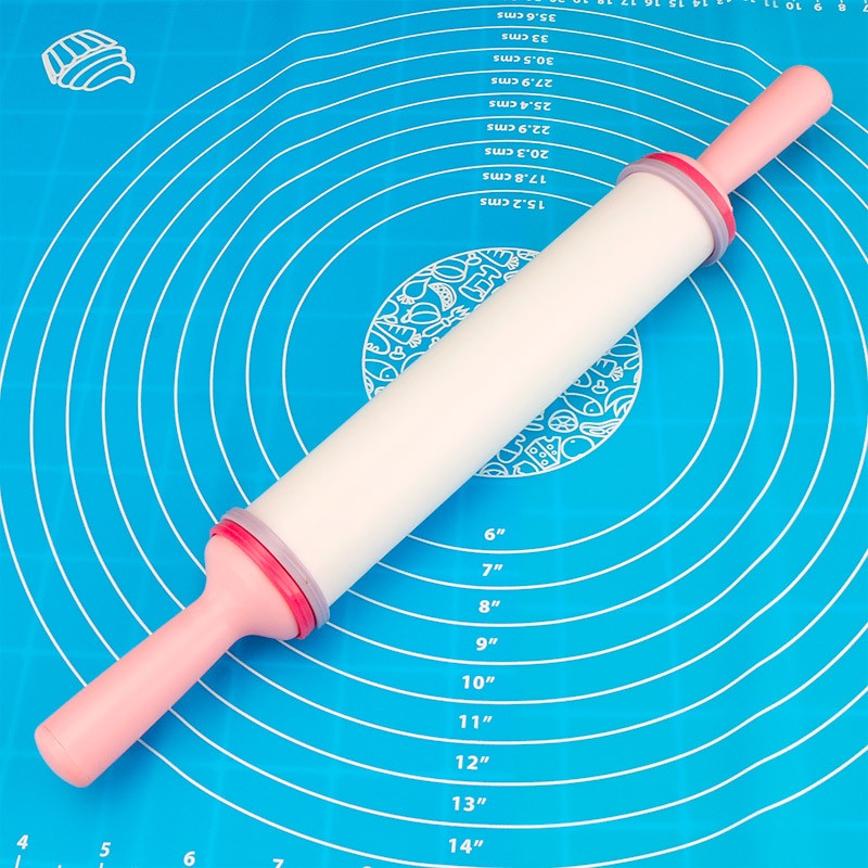 Cán lăn bột ANAEAT bằng silicon hỗ trợ làm bánh thủ công tiện dụng cho nhà bếp