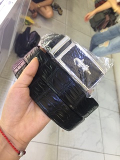 Thắt lưng da cá sấu nam