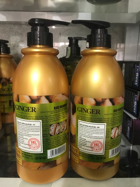 Dầu xả Ginger valer 850ml x2 hàng chuẩn công ty