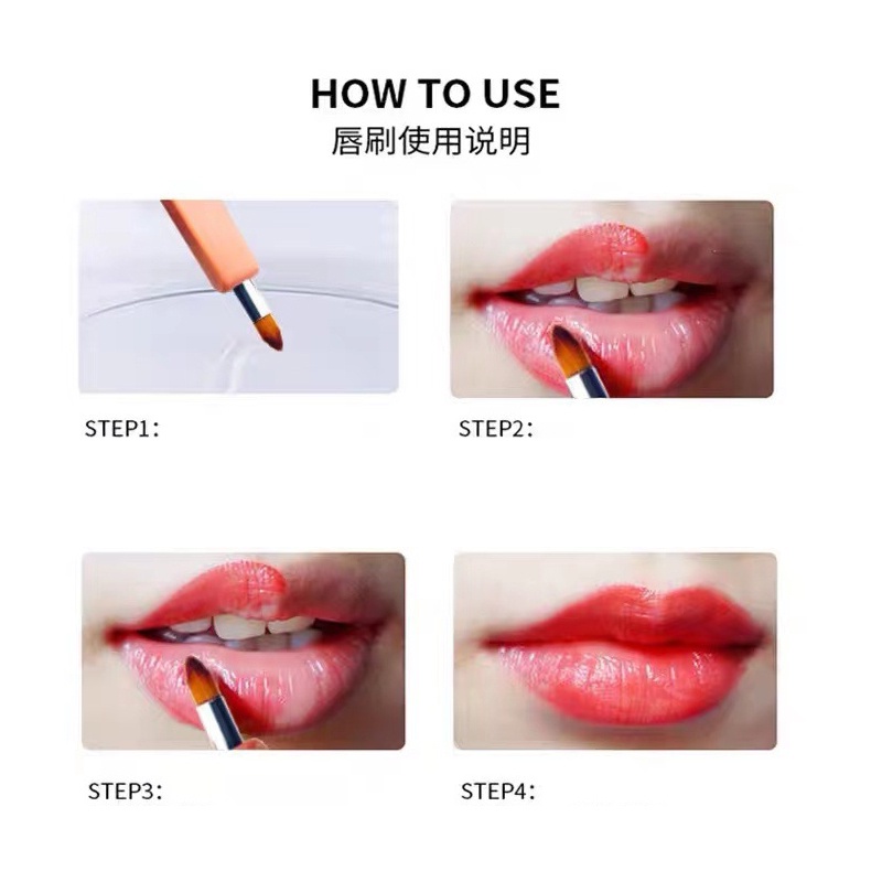 Cọ Trang Điểm/Son Môi/Phấn Má Hồng Che Khuyết Điểm Chuyên Nghiệp Có Thể Thu Gọn Kèm Nắp Đậy Hợp Thời Trang