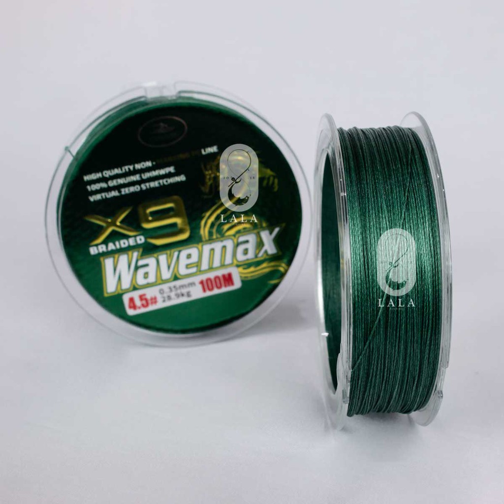 Dây bện câu cá Coastline Braid X9 Wavemax 100M/ dây dù câu cá/ braid fishing line