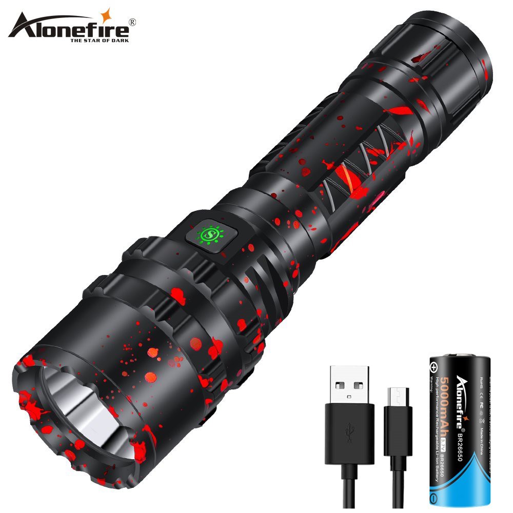 Alonefire Đèn Pin g200 xhp50.2 8000lm Chống Thấm Nước Tiện Lợi Đi Cắm Trại
