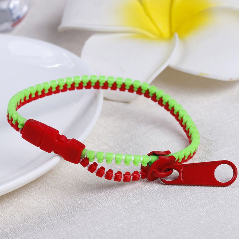 Ivy Mixed Color Kids Friendship Fidget Zipper Bracelets Sensory Toys Fashion Jewelry