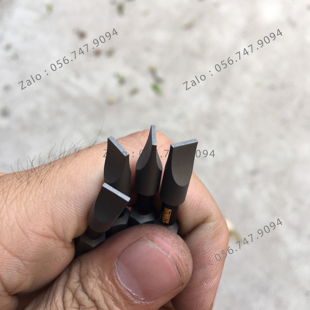 Mũi Vít Dẹp DEWAT SL6 50mm