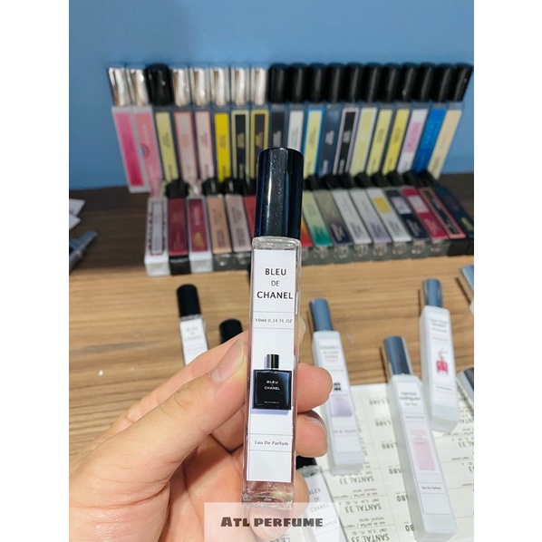 Set 10 tem dán chai chiết nước hoa mẫu thông dụng | Thế Giới Skin Care