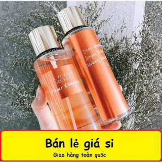 Combo 5 chai xịt thơm toàn thân amber romance, xịt thơm body victoria secret amber romance