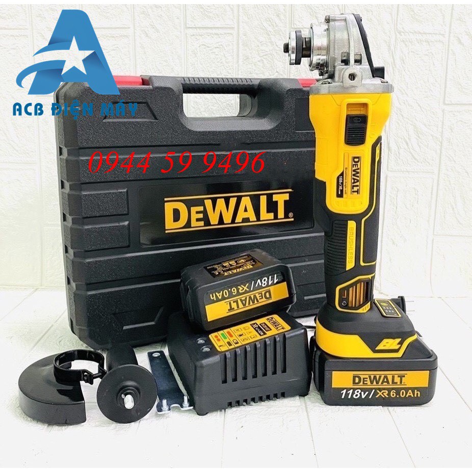 MÁY MÀI PIN,Không chổi than Dewalt 118V có điều chỉnh tốc độ,BH 6 Tháng