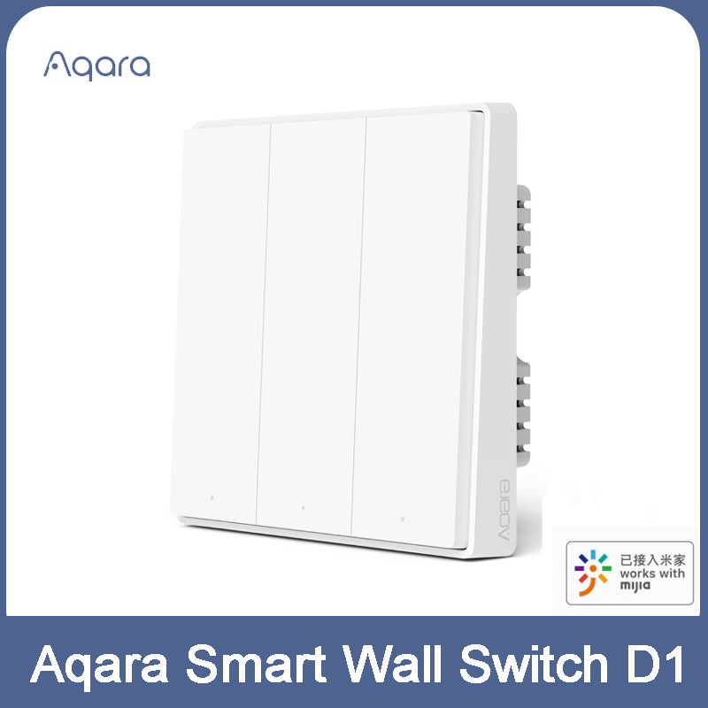 AQARA Công Tắc Đèn Gắn Tường Thông Minh Không Dây D1 Zigbee Cho Nhà Ở MI home APP Homekit