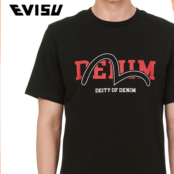 EVISU Áo Thun Nam Tay Ngắn In Hình Seagull 1ESOTM9TS552XX