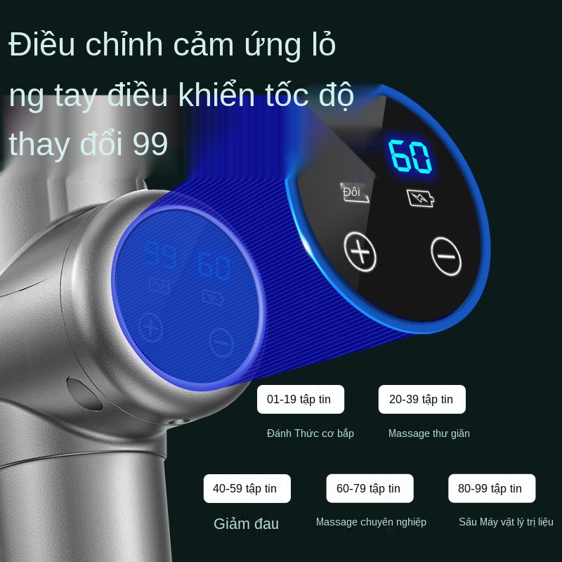 > fascia gun màu xanh lá cây mát mẻ, máy xa toàn thân đa chức năng thiết bị tập thể dục tại nhà mini búa gậy mas