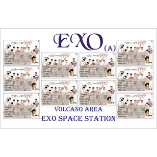 [EXO] Nhãn vở Kpop (3 mẫu)