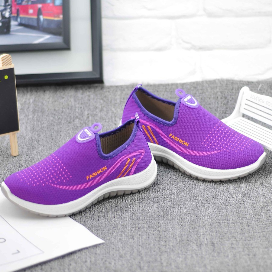 Giày thể thao năng động nam nữ giày chấm bi fashion giày đi chơi, giày tập gym, 2 màu đỏ tím G8 giày thể thao rẻ đẹp bền | BigBuy360 - bigbuy360.vn