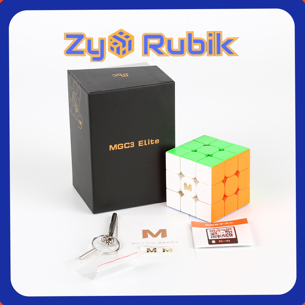 Rubik 3x3 MGC Elite - Đồ Chơi Rubik 3 Tầng Stickerless ( Có Nam Châm ) - Zyo Rubik